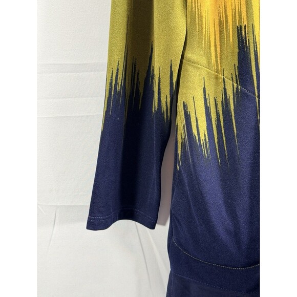 Attitudes By Renee Jersey Mesh Trim Tank And Cardigan Ombre Set Size Large - Picture 5 of 15